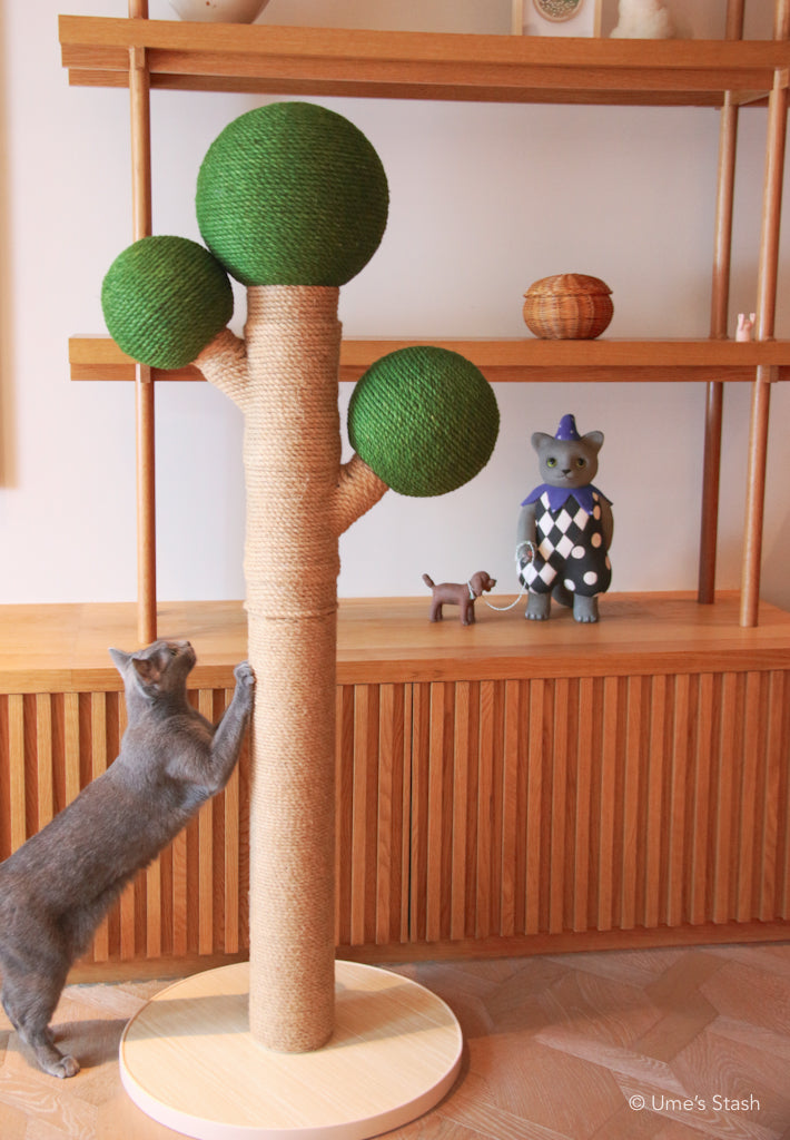 Extra Tall and Stable Modern Scratching Post for Cats – Catnip Collective